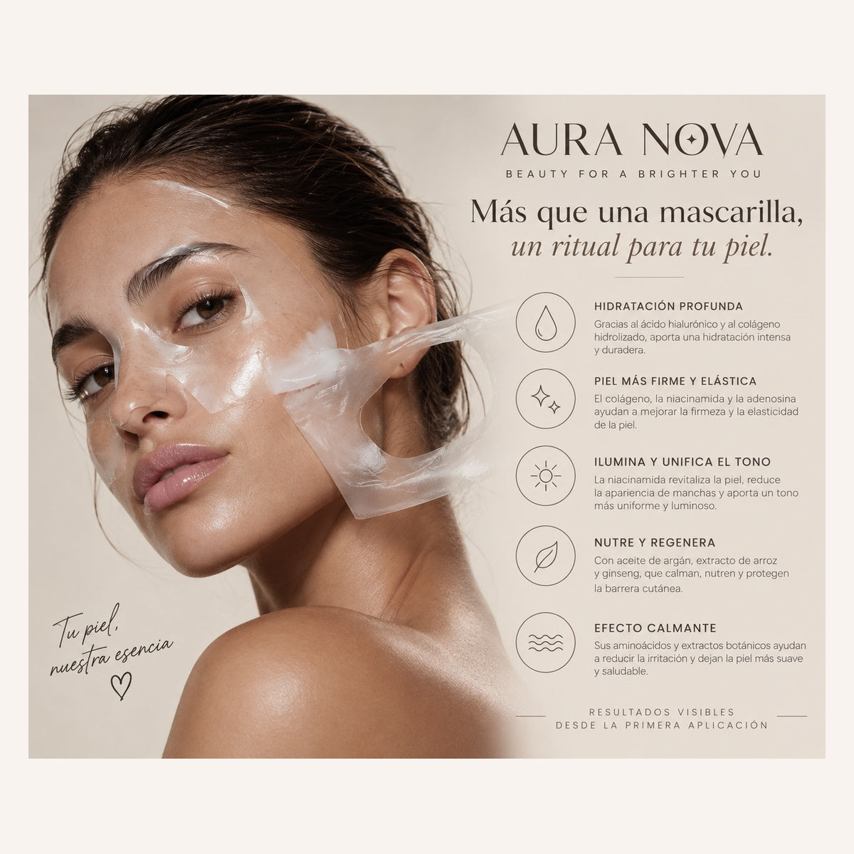 Mascarillas facial BIO-COLLAGEN 5 unidades