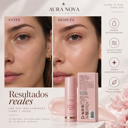 Bálsamo hidratante de colágeno para arrugas