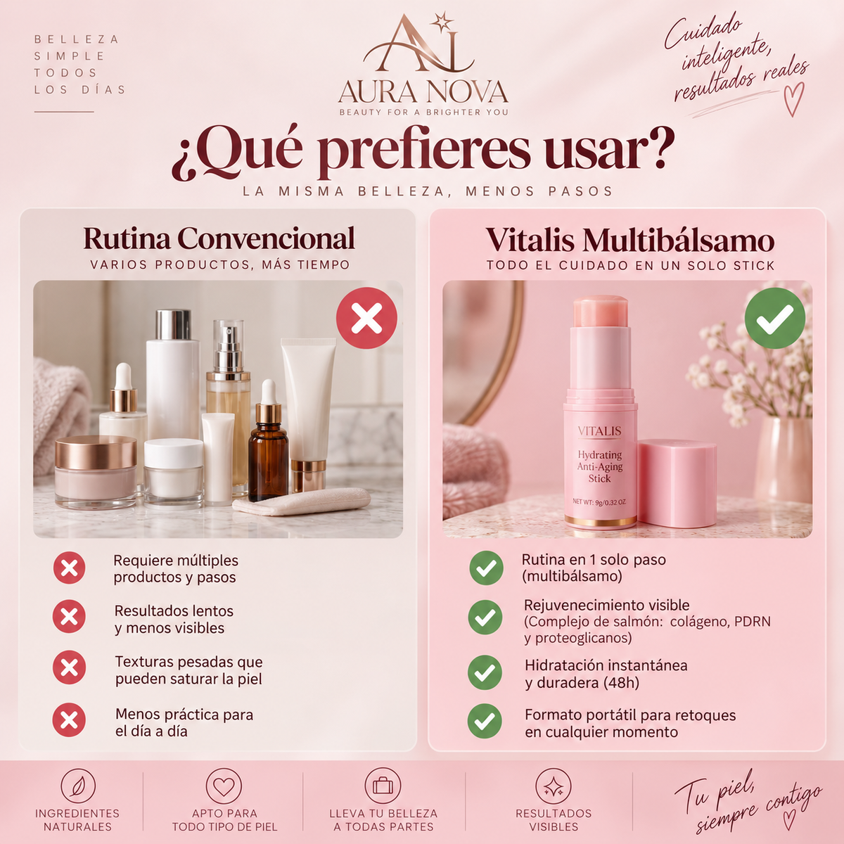 Bálsamo hidratante de colágeno para arrugas