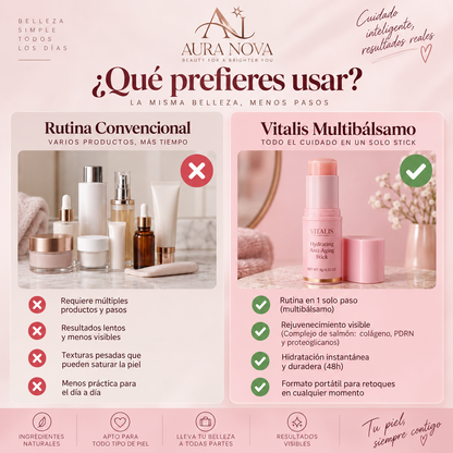 Bálsamo hidratante de colágeno para arrugas