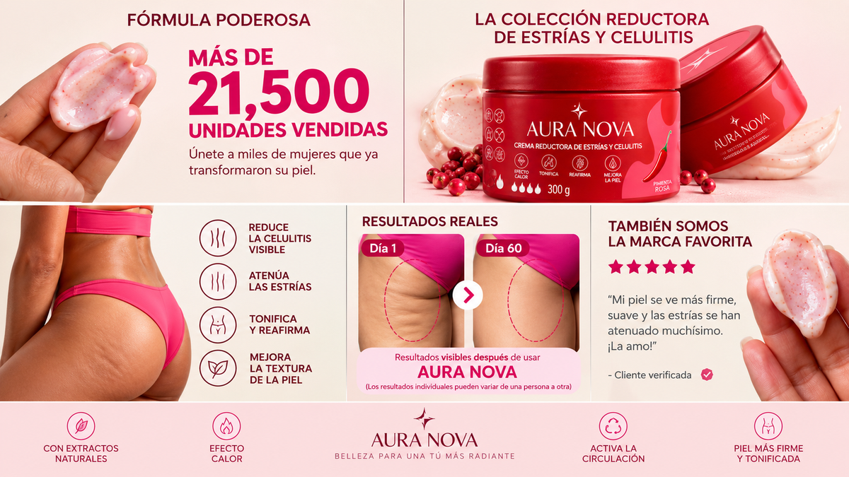 Crema Reductora de Estrías y Celulitis CANDELA